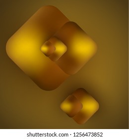 Geometric shapes rhombus. Volume, bright colors, mesh. Abstract background for your design. Vector illustration.