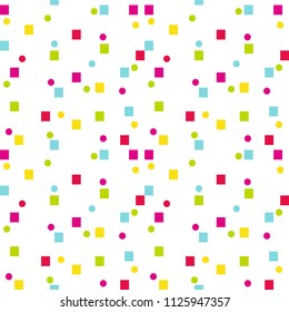 Geometric shapes Seamless pattern