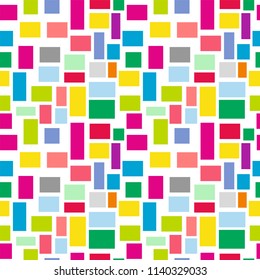 Geometric shapes Seamless pattern