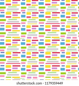 Geometric shapes Seamless pattern