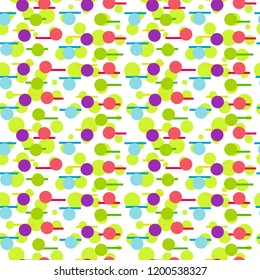 Geometric shapes Seamless pattern