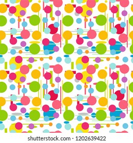 Geometric shapes Seamless pattern