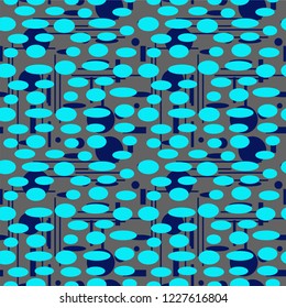 Geometric shapes Seamless pattern