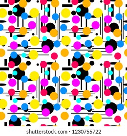 Geometric shapes Seamless pattern
