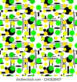 Geometric shapes Seamless pattern