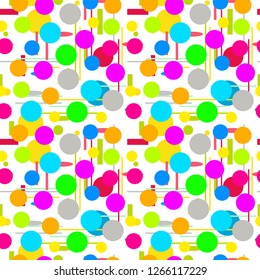 Geometric shapes Seamless pattern