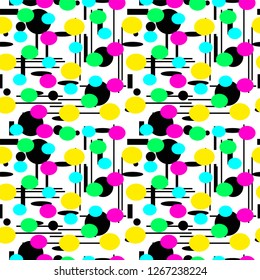 Geometric shapes Seamless pattern