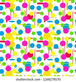 Geometric shapes Seamless pattern