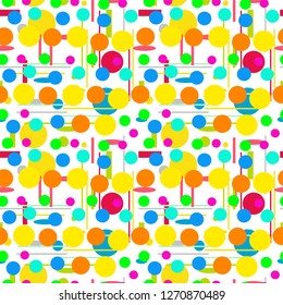 Geometric shapes Seamless pattern