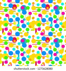 Geometric shapes Seamless pattern