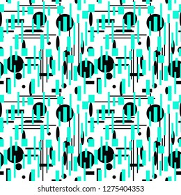 Geometric shapes Seamless pattern