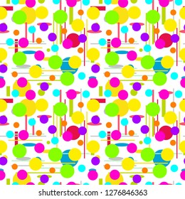 Geometric shapes Seamless pattern