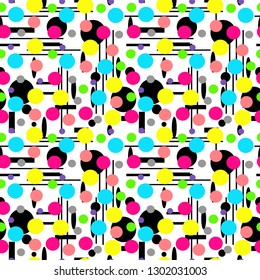 Geometric shapes Seamless pattern