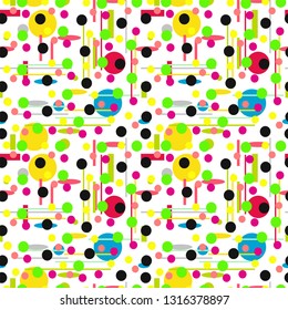Geometric shapes Seamless pattern
