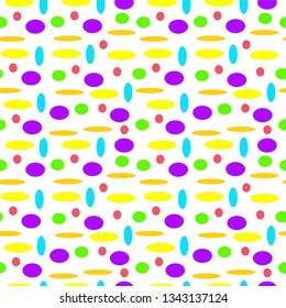 Geometric shapes Seamless pattern