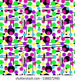 Geometric shapes Seamless pattern decor