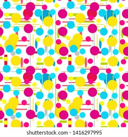 Geometric shapes Seamless pattern decor