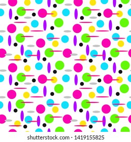 Geometric shapes Seamless pattern decor