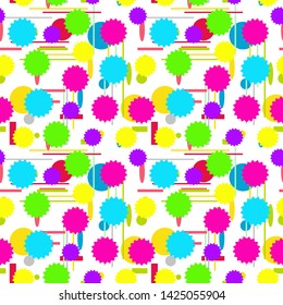 Geometric shapes Seamless pattern decor