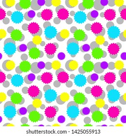 Geometric shapes Seamless pattern decor