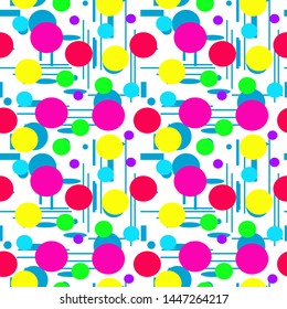 Geometric shapes Seamless pattern decor