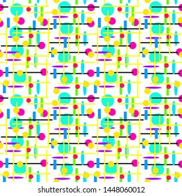 Geometric shapes Seamless pattern decor