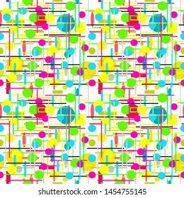 Geometric shapes Seamless pattern decor