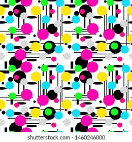 Geometric shapes Seamless pattern decor