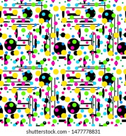 Geometric shapes Seamless pattern decor