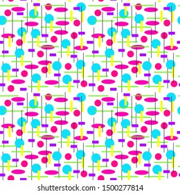 Geometric shapes Seamless pattern decor