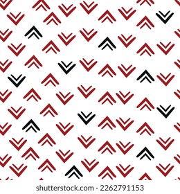 geometric shapes seamless pattern design for packaging template or graphic print. Vector illustration isolated on white background