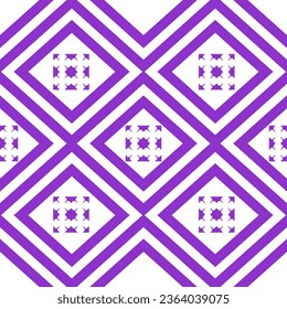 Geometric shapes seamless pattern design color purple and white background for wallpaper, fabric, clothing,backdrop,texture, wrapping paper, notebook cover ,curtain,pillow case and stationary.