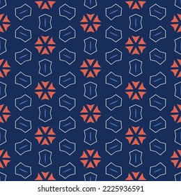 Geometric shapes seamless pattern for fashion, textile, home decor, fabric