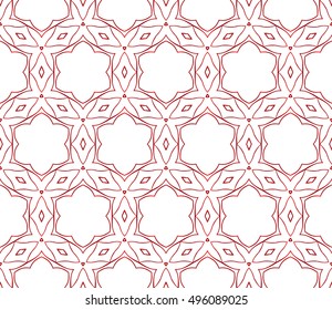 geometric shapes. seamless vector image. red gradient