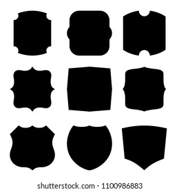 geometric shapes set