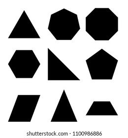 geometric shapes set