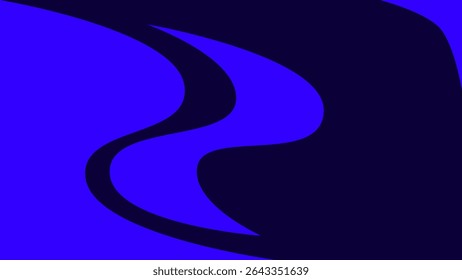 Geometric Shapes in Smooth Color Flow