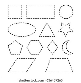 triangle square circle and rectangle clipart