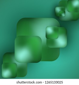 Geometric shapes square. Volume, bright colors, mesh. Abstract background for your design. Vector illustration.