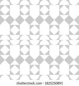 Geometric shapes of squares, triangles, and circles. Seamless background. Can be used for social media, posters, email, print, ads designs.