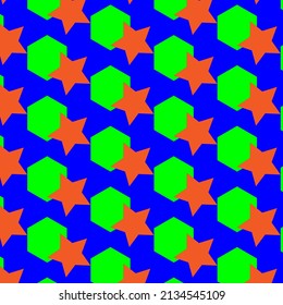 geometric shapes of stars, circles. pattern. dark background.high quality for your design.illustration.textiles, wallpaper, decor,printing