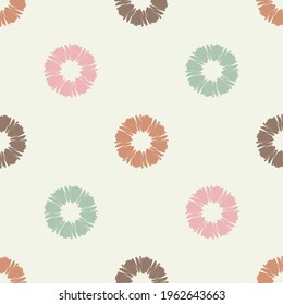 Geometric shapes from strokes. Drawing with a fountain pen. Seamless pattern. Vector illustration for web design or print.