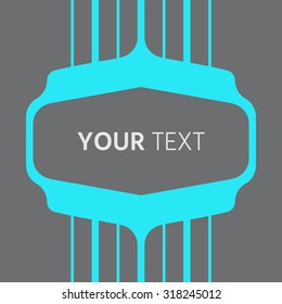 Geometric shapes. Trendy backgrounds and frame for text. Modern graphic design.