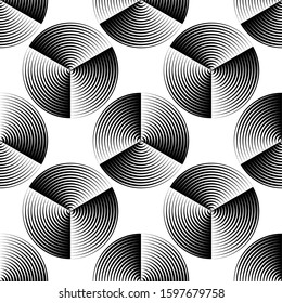 Geometric shapes of triangles. Ethnic boho seamless background. Tribal pattern. Folk motif. Vector illustration for web design or print.