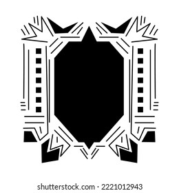 geometric shapes, triangles, line design, vector