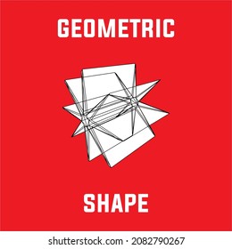 formas geométricas diversos modelos abstractos simples