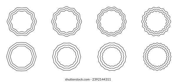 Geometric shapes vector. Geometric shapes vector illustration isolated on a white background.