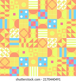 Geometric shapes. Vector geometric minimalistic artwork with simple geometrical shapes. Abstract vector pattern design