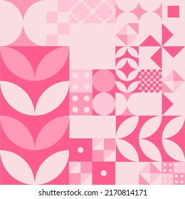 Geometric shapes. Vector geometric minimalistic artwork with simple geometrical shapes. Abstract vector pattern design