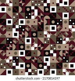 Geometric shapes. Vector geometric minimalistic artwork with simple geometrical shapes. Abstract vector pattern design